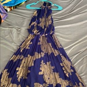 MSK blue and gold fancy dress